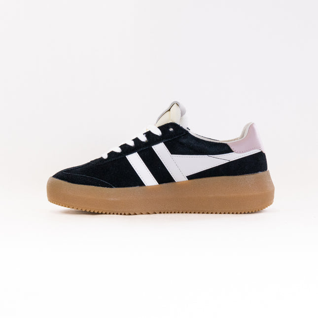 Gola Classics Athena Sneakers (Women's) - Black/Off White/Rose/Gum