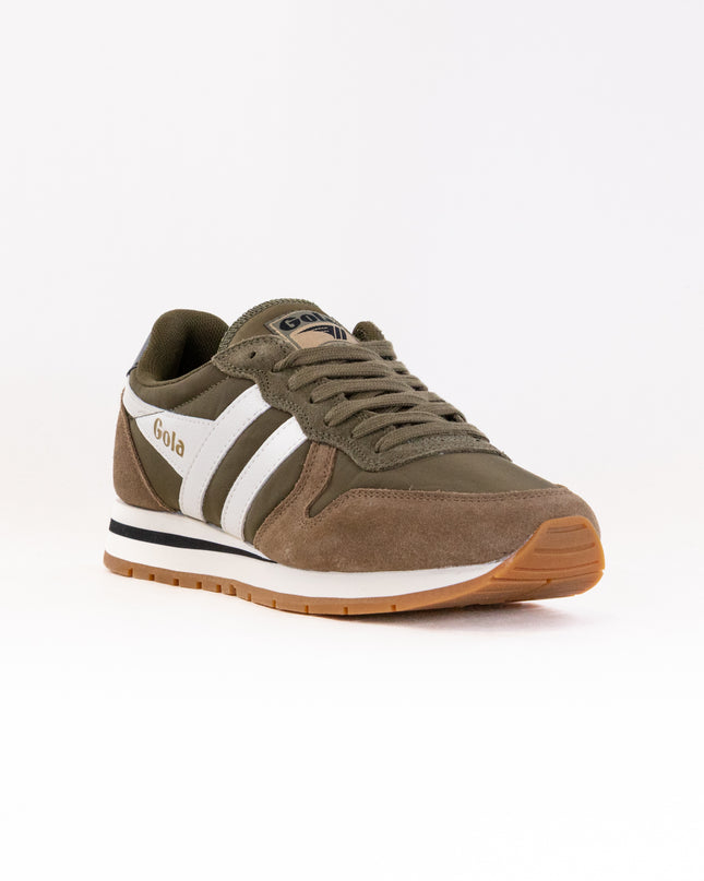 Gola Classics Daytona Chute Sneaker (Men's) - Khaki/Tobacco/Off White