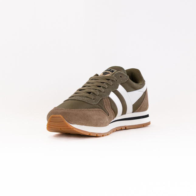 Gola Classics Daytona Chute Sneaker (Men's) - Khaki/Tobacco/Off White