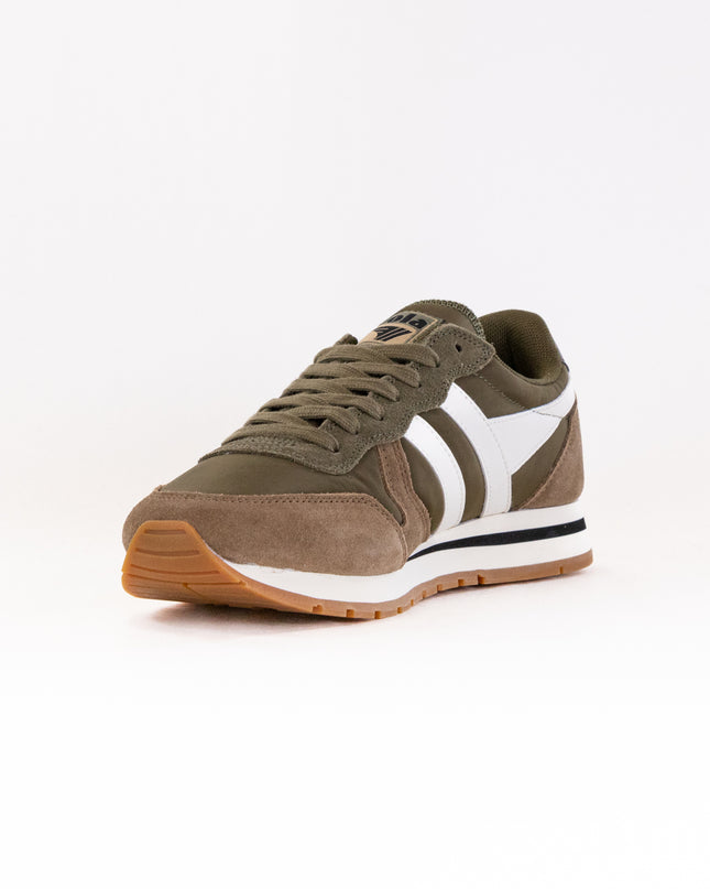 Gola Classics Daytona Chute Sneaker (Men's) - Khaki/Tobacco/Off White