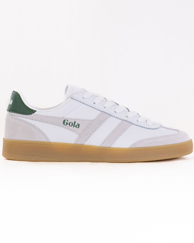 Gola Classics Viper Leather (Men's) - White/White/Evergreen/Gum