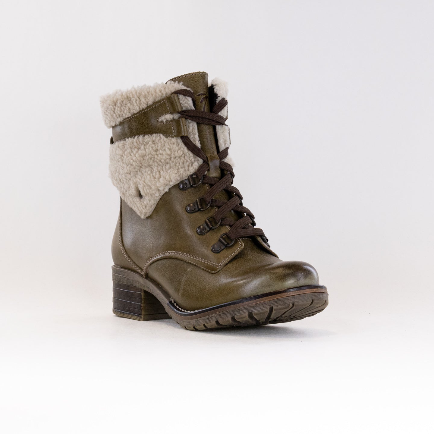 Dromedaris Kara Shearling (Women's) - Olive