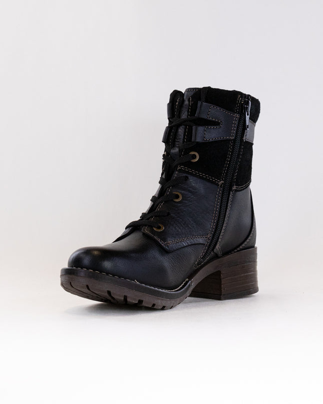 Dromedaris Kara Suede Wide (Women's) - Black