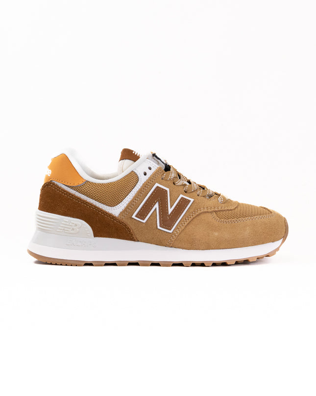 New Balance 574 (Women's) - Stucco/Breakfast Tea
