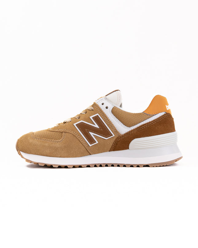 New Balance 574 (Women's) - Stucco/Breakfast Tea