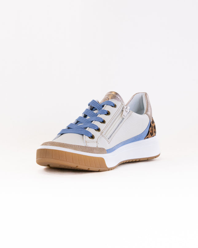 ARA Rio Rom 2.0 (Women's) - Cream/Blue/Leopard