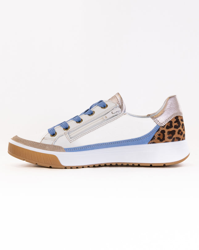 ARA Rio Rom 2.0 (Women's) - Cream/Blue/Leopard