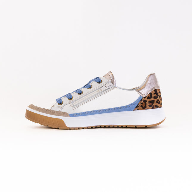 ARA Rio Rom 2.0 (Women's) - Cream/Blue/Leopard