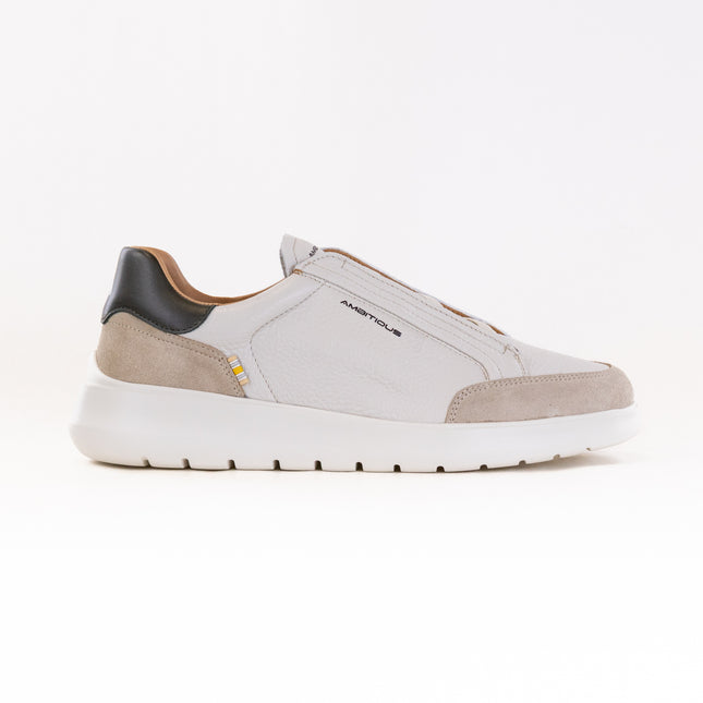 Ambitious Hover Slip-On Sneaker 13721A (Men's) - Beige Leather Combi