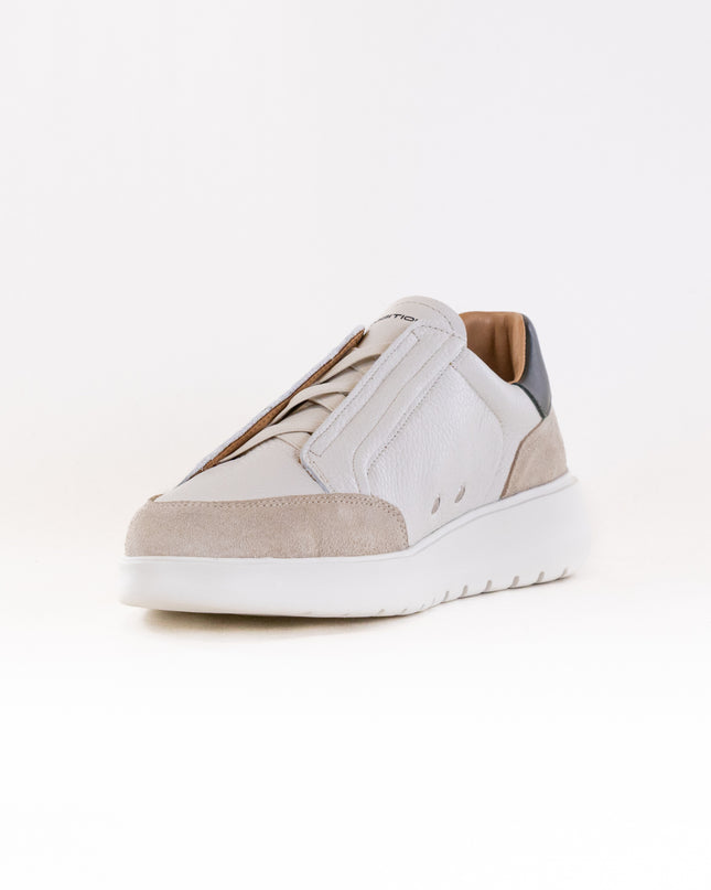 Ambitious Hover Slip-On Sneaker 13721A (Men's) - Beige Leather Combi