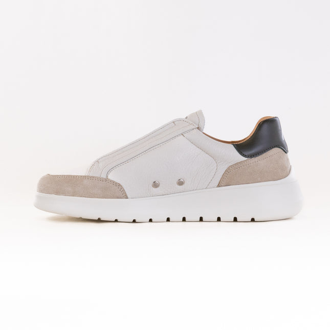Ambitious Hover Slip-On Sneaker 13721A (Men's) - Beige Leather Combi