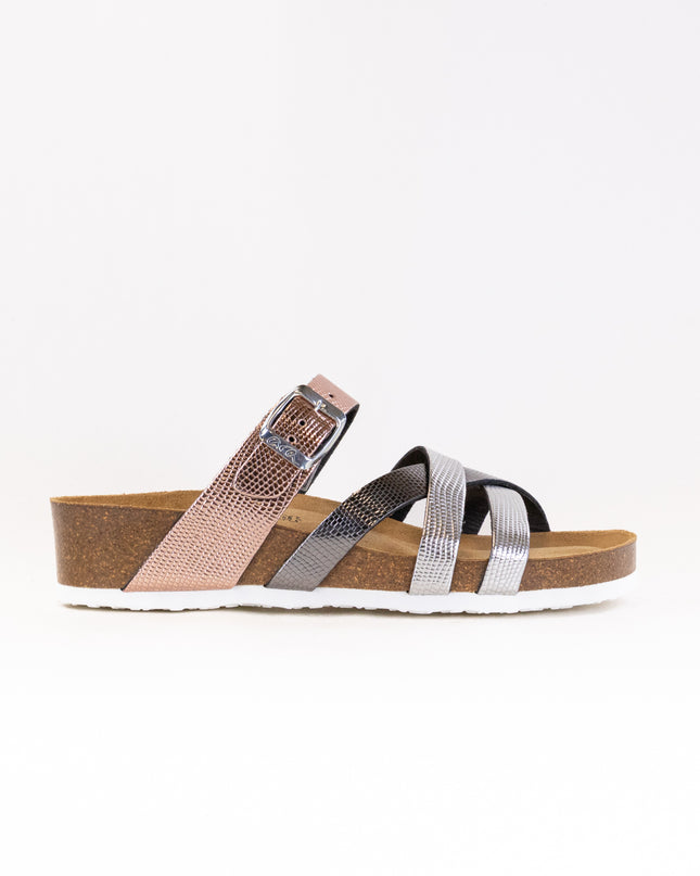 Ara Beth Sandal (Women's) - Silver/Anthracite/Rose