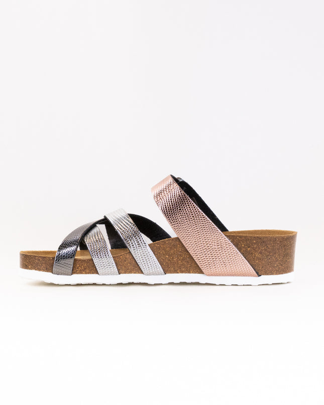 Ara Beth Sandal (Women's) - Silver/Anthracite/Rose