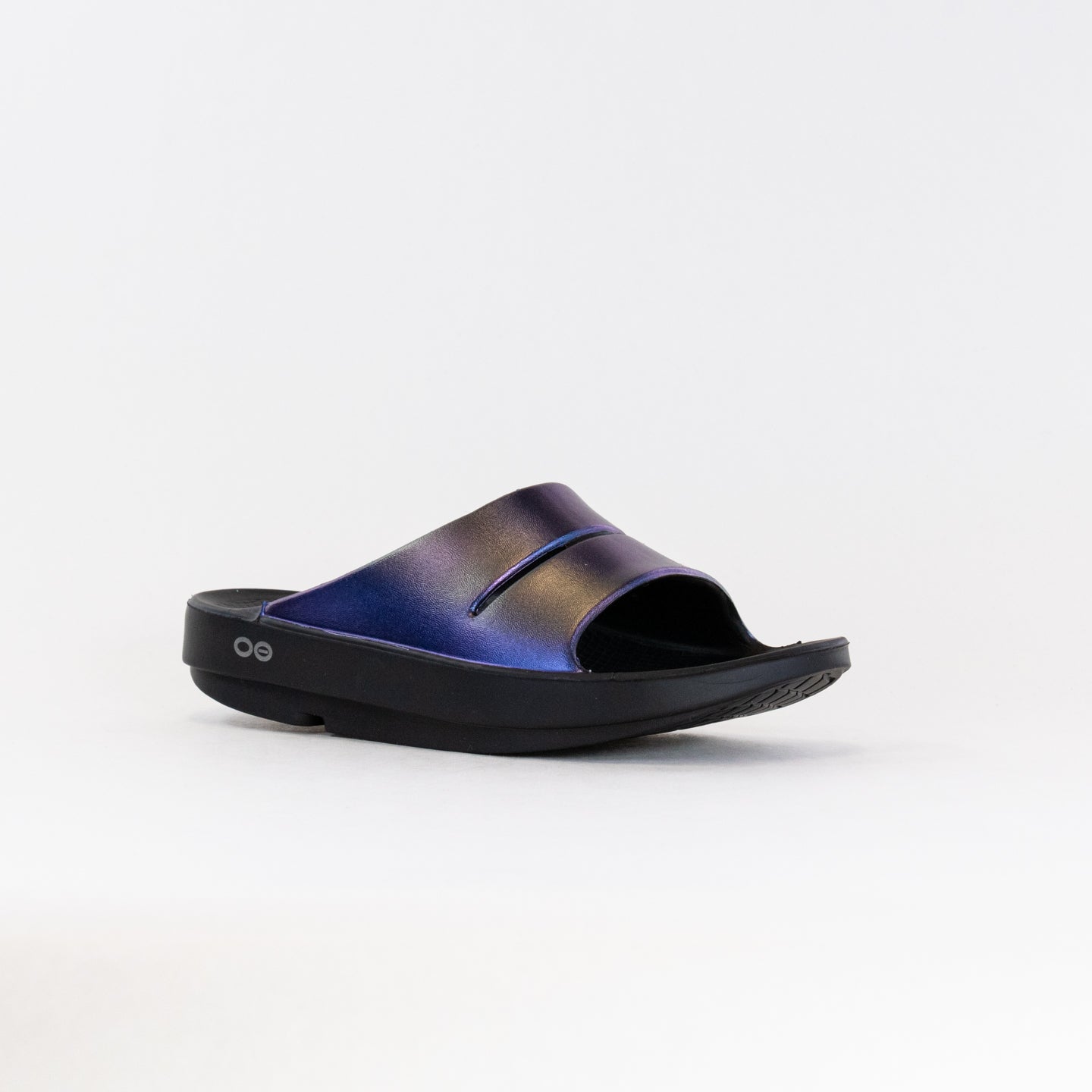 OOFOS OOahh Luxe Slide Sandal Women s Midnight Spectre