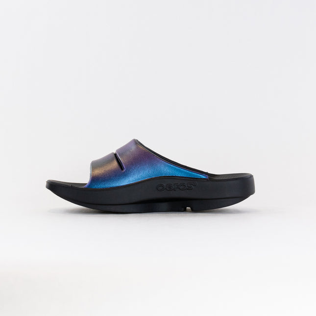 OOFOS OOahh Luxe Slide Sandal (Women's) - Midnight Spectre