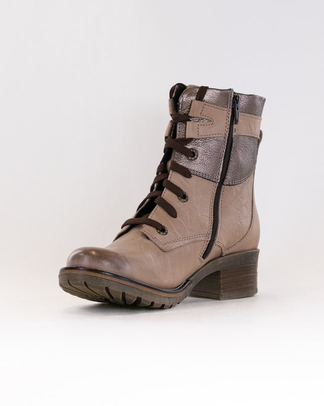 Dromedaris Kara Metallic (Women's) - Taupe Metallic