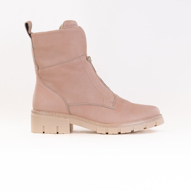 Ara Deon Lug Sole Front Zip Boot (Women's) - Nude