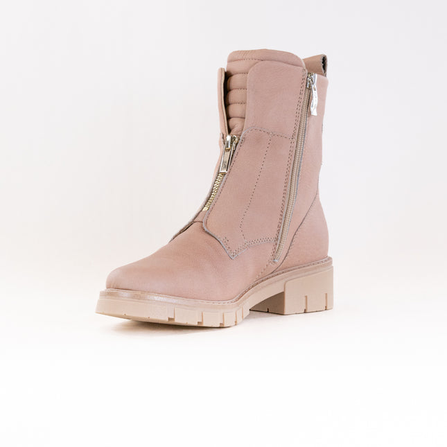 Ara Deon Lug Sole Front Zip Boot (Women's) - Nude