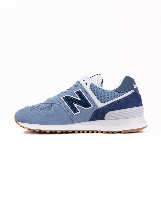 New Balance 574 (Women's) - Navy/Light Arctic Grey