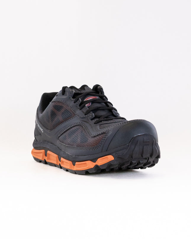 Red Wing 6338 Athletics Safety Toe Athletic Work Shoe (Men's) - Black/Orange
