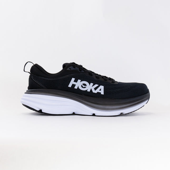 Hoka Bondi 8 (Men's) - Black/White