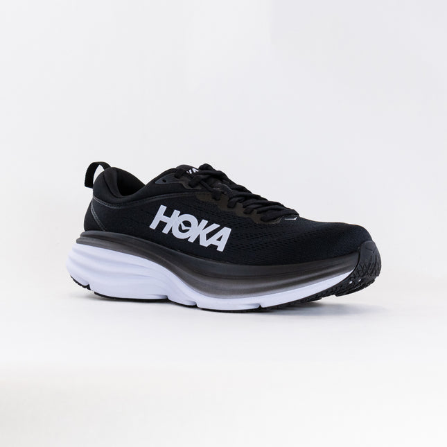 Hoka Bondi 8 (Men's) - Black/White