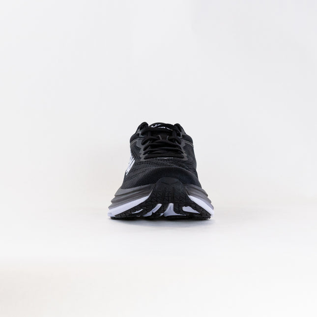 Hoka Bondi 8 Wide (Women's) - Black/White