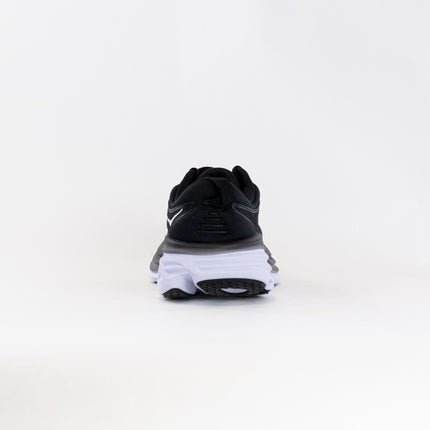 Hoka Bondi 8 Wide (Women's) - Black/White