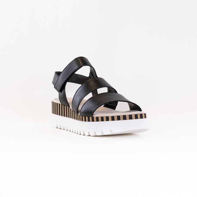 Gabor 24.660.27 Wedge Sandal (Women's) - Black Combination Leather