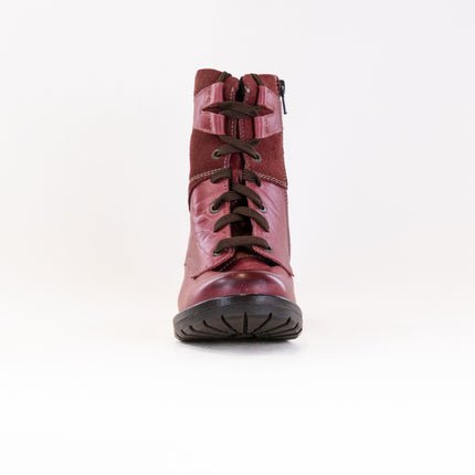 Dromedaris Kara Suede Wide (Women's) - Red