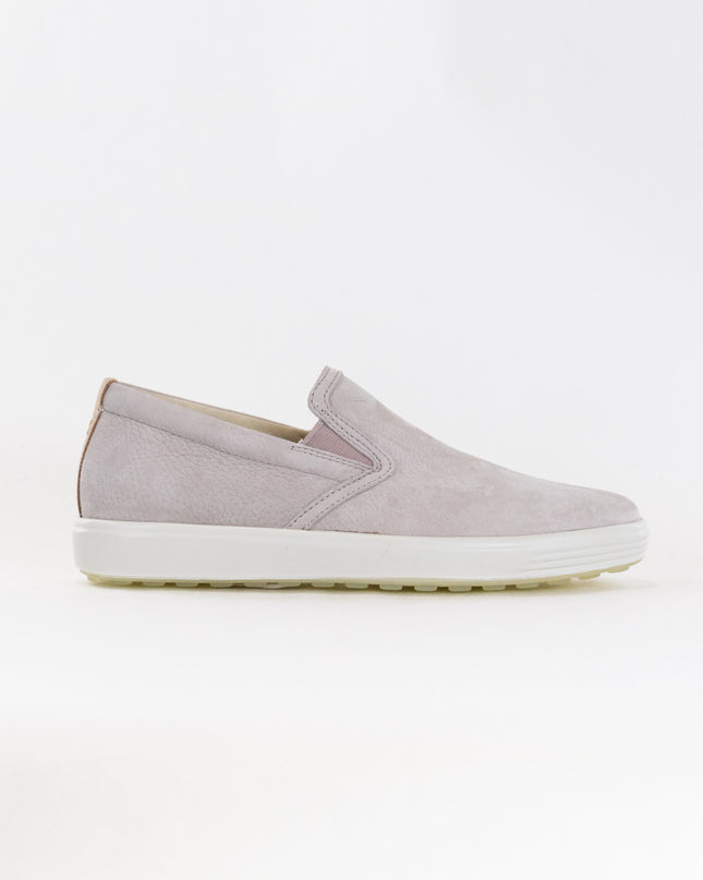 ECCO Soft 7 Casual Slip On (Women's) - Grey Rose/Powder