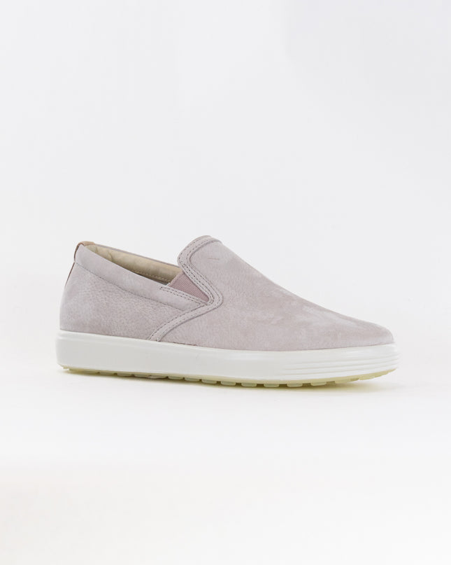 ECCO Soft 7 Casual Slip On (Women's) - Grey Rose/Powder