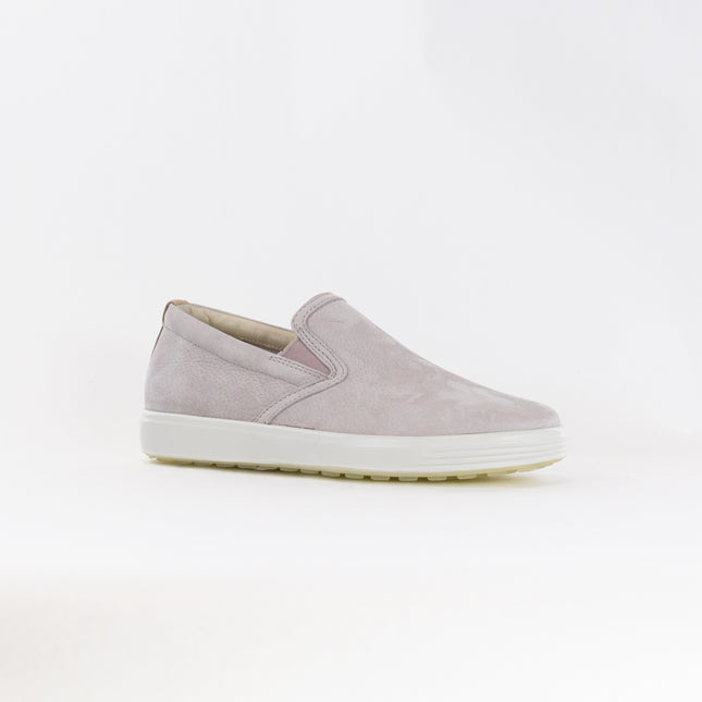 ECCO Soft 7 Casual Slip On (Women's) - Grey Rose/Powder