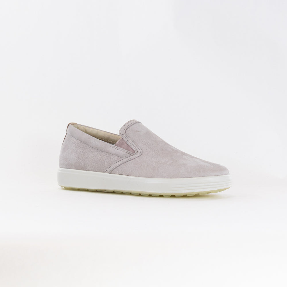 ECCO Soft 7 Casual Slip On (Women's) - Grey Rose/Powder