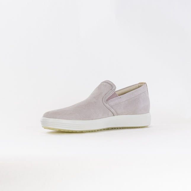 ECCO Soft 7 Casual Slip On (Women's) - Grey Rose/Powder