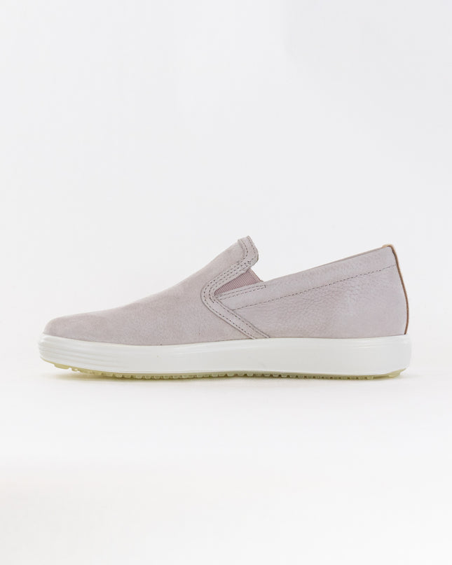 ECCO Soft 7 Casual Slip On (Women's) - Grey Rose/Powder