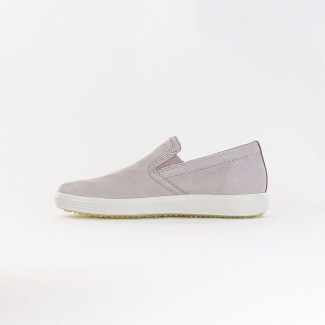 ECCO Soft 7 Casual Slip On (Women's) - Grey Rose/Powder