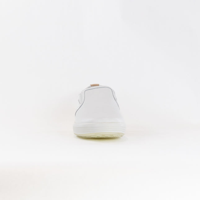 Ecco Soft 7 Casual Slip On (Women's) - White/Powder