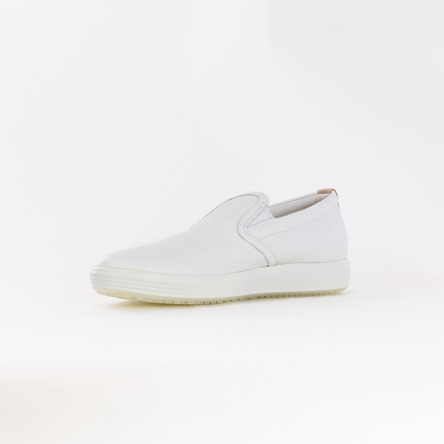 Ecco Soft 7 Casual Slip On (Women's) - White/Powder