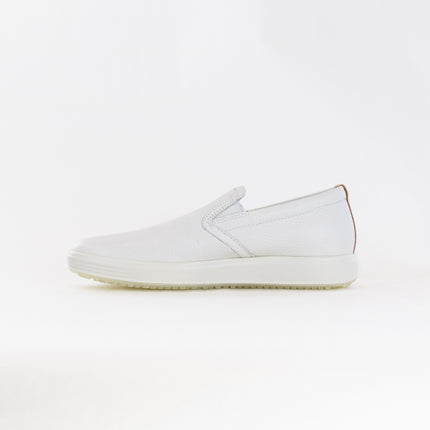 Ecco Soft 7 Casual Slip On (Women's) - White/Powder