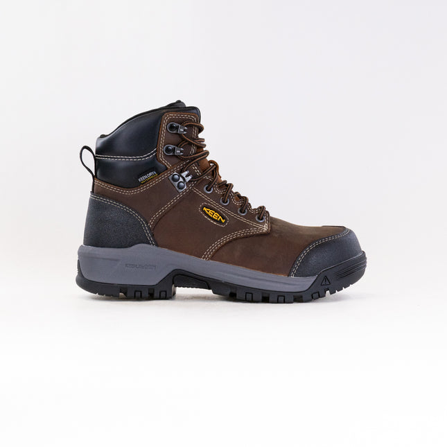 KEEN Utility Evanston 6" Waterproof Boot - Carbon Toe (Women's) - Bison/Black