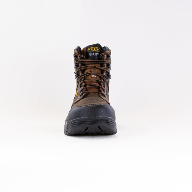 KEEN Utility Evanston 6" Waterproof Boot - Carbon Toe (Women's) - Bison/Black