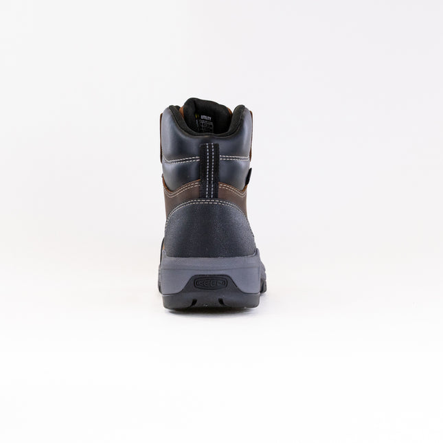 KEEN Utility Evanston 6" Waterproof Boot - Carbon Toe (Women's) - Bison/Black