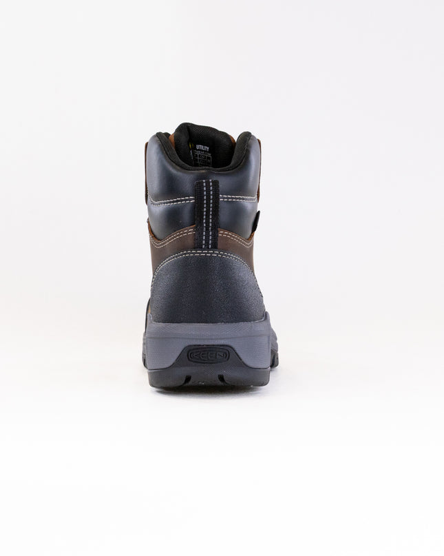 KEEN Utility Evanston 6" Waterproof Boot - Carbon Toe (Women's) - Bison/Black