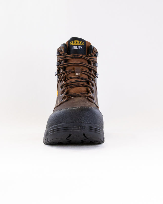 KEEN Utility Evanston 6" Waterproof Boot - Carbon Toe (Men's) - Bison/Black