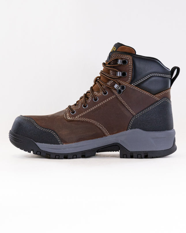 KEEN Utility Evanston 6" Waterproof Boot - Carbon Toe (Men's) - Bison/Black