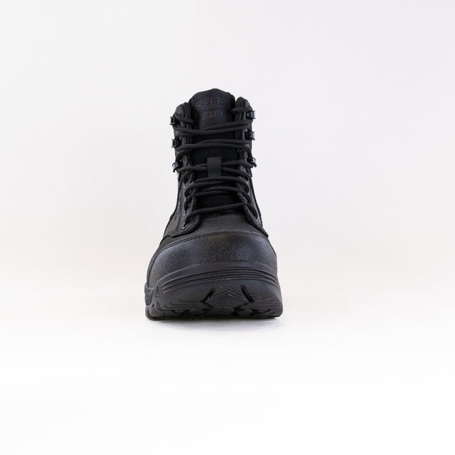 KEEN Utility Evanston 6" Waterproof Boot - Carbon Toe (Men's) - Black/Black