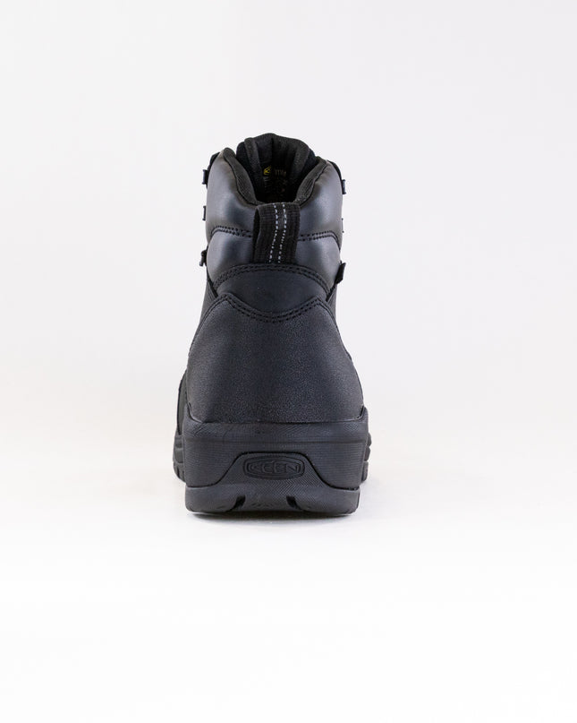 KEEN Utility Evanston 6" Waterproof Boot - Carbon Toe (Men's) - Black/Black