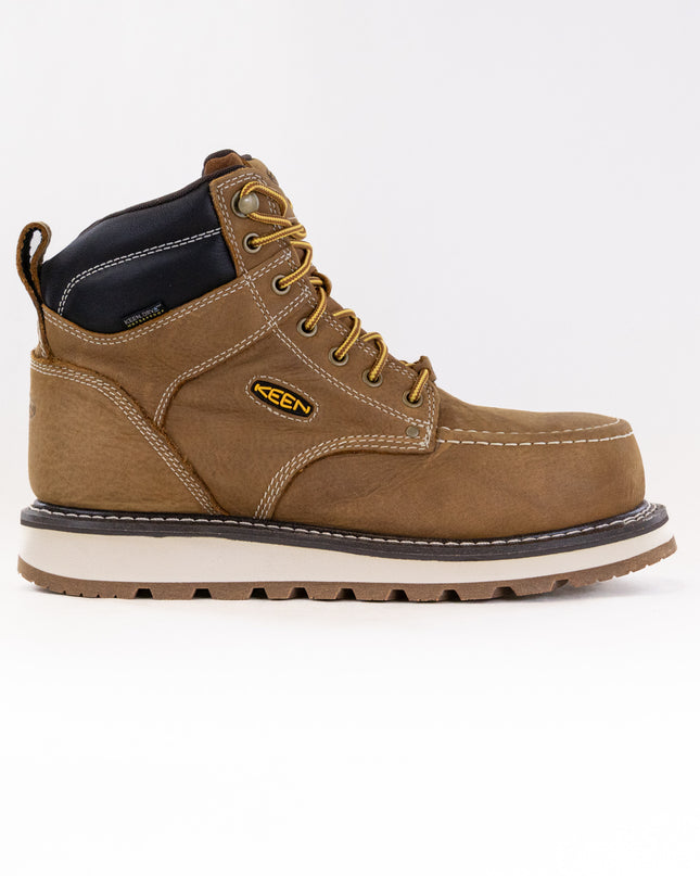 KEEN Utility Cincinnati 6" Waterproof Boot - Carbon Toe (Men's) - Belgian/Sandshell