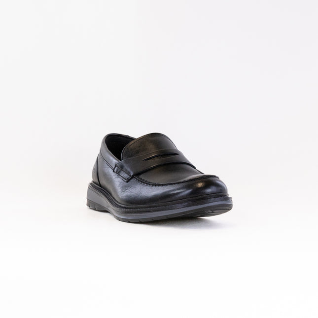 Clarks Chantry Penny (Men's) - Black Leather